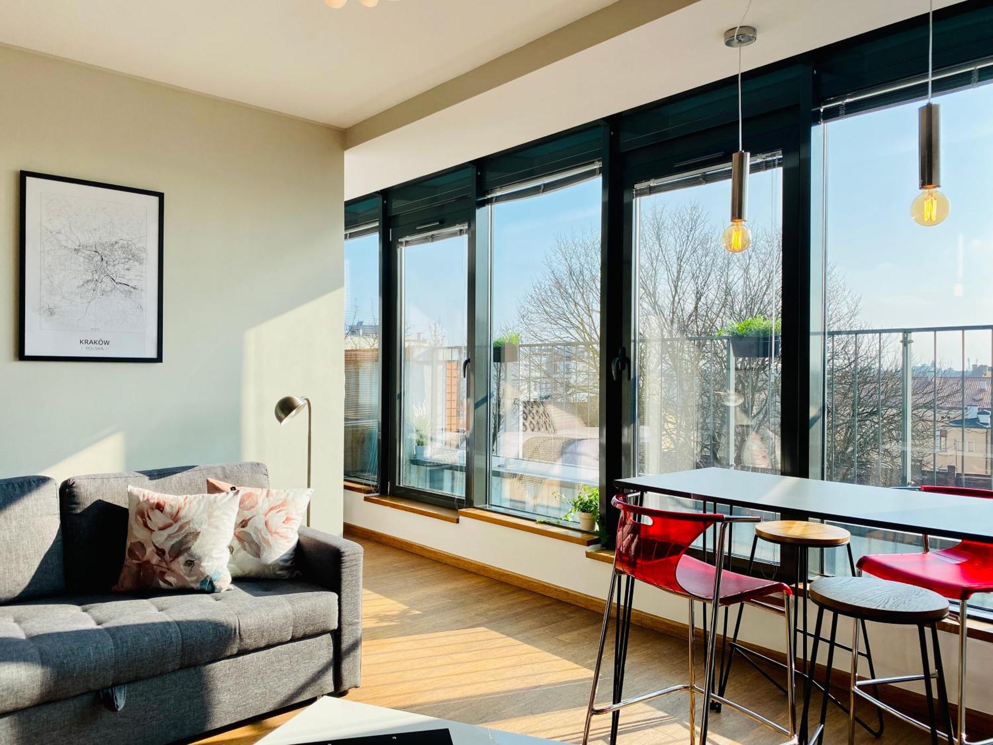 Angel Mint Apartment - Free Parking - Balcony Krakow Bagian luar foto