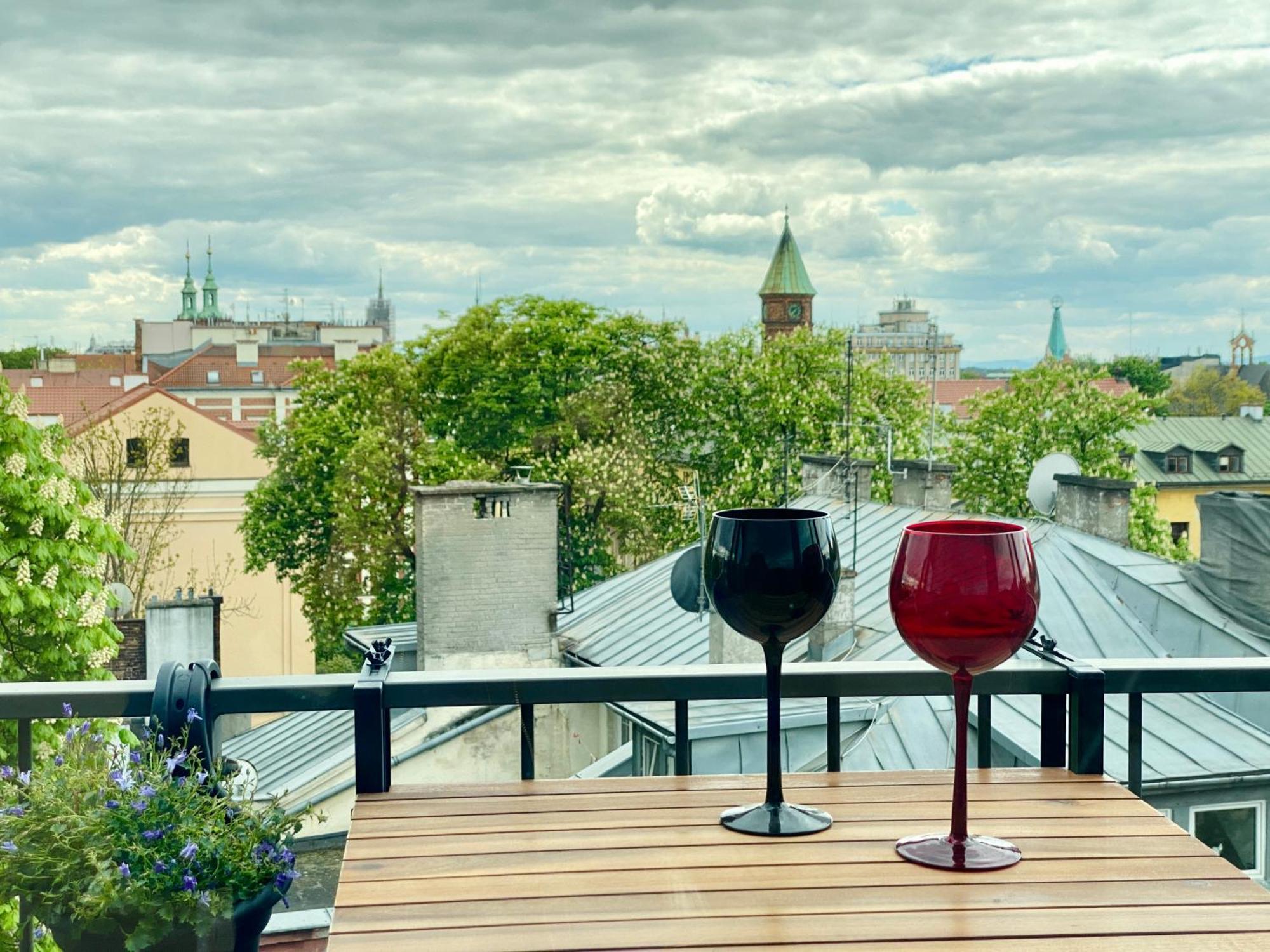 Angel Mint Apartment - Free Parking - Balcony Krakow Ruang foto