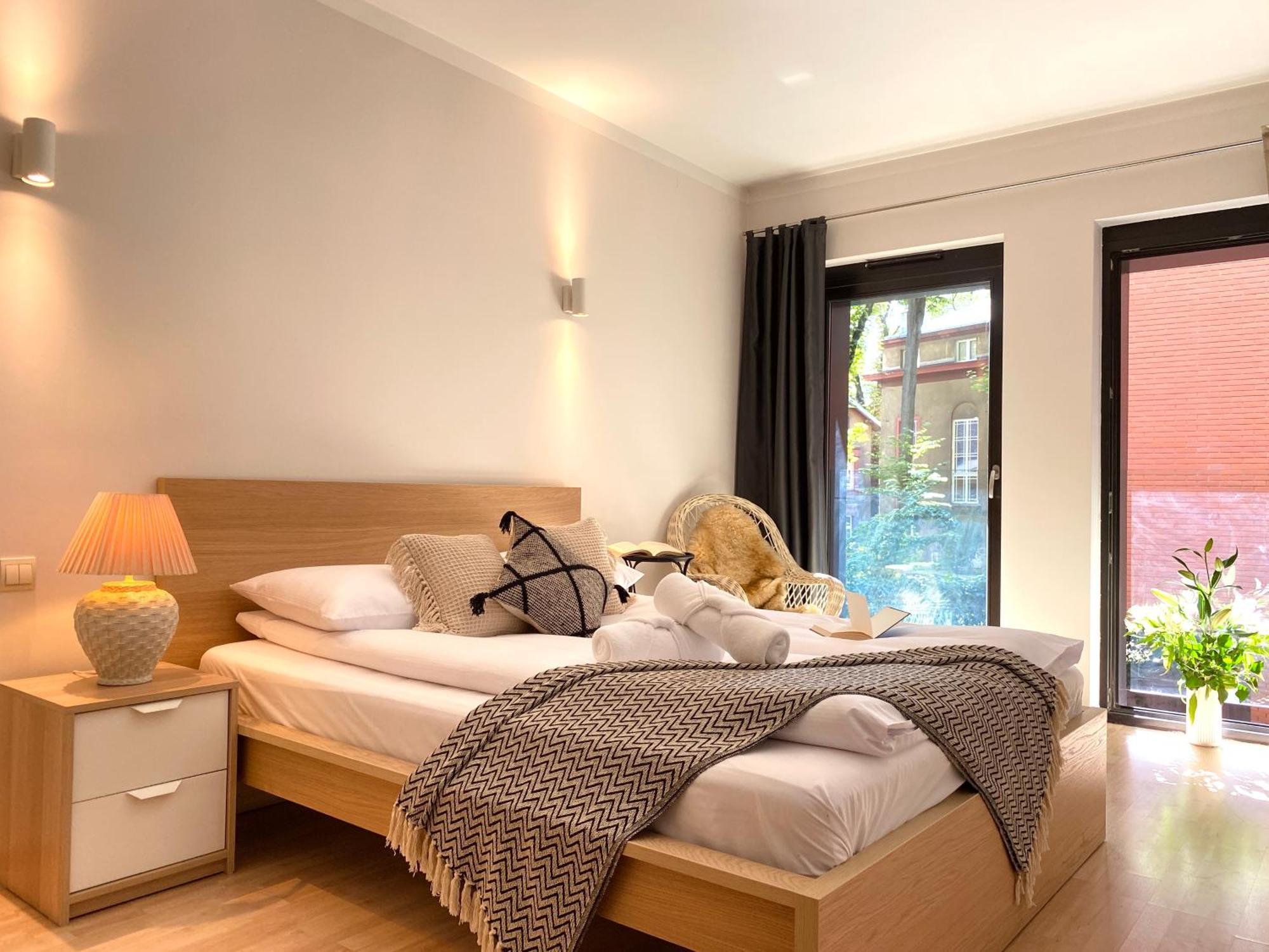 Angel Mint Apartment - Free Parking - Balcony Krakow Ruang foto